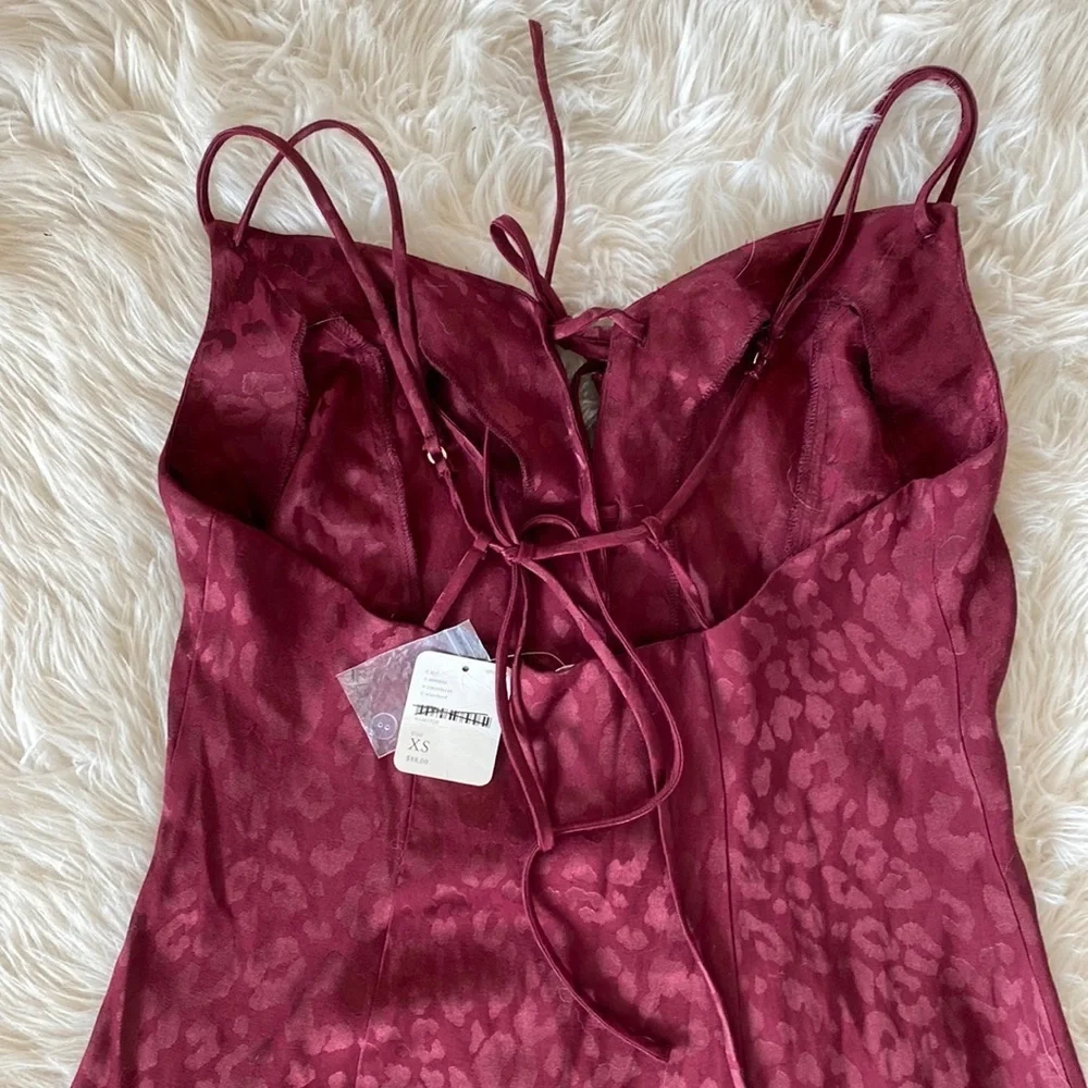Free People Bow-dacious Mini Slip